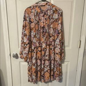 Floral Long Sleeve Dress